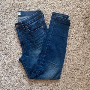 Madewell 9in high rise Skinny